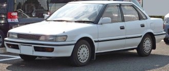 Автомобиль Toyota Sprinter
