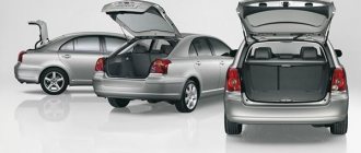 Avensis trunk