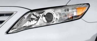 Toyota Camry headlights