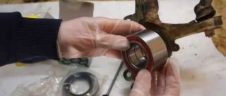 Replacing a wheel bearing on a Toyota Corolla